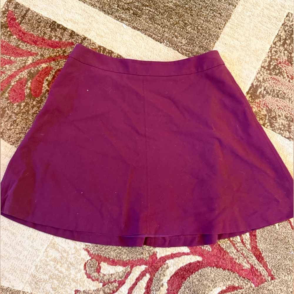 LOFT Plum Circle Skirt